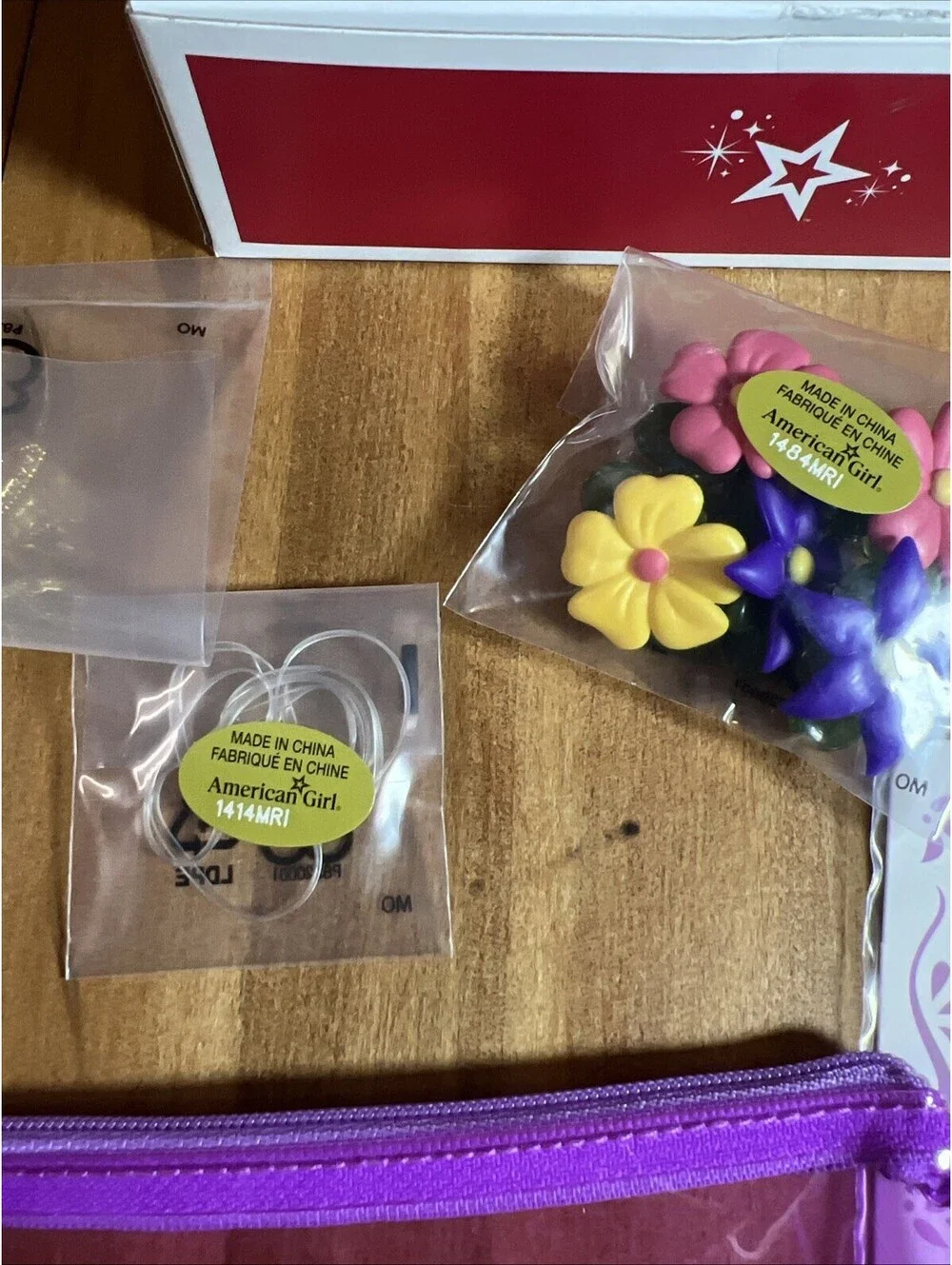 American Girl Disney Princess Rapunzel Hair Accessories for 18-inch Dolls New
